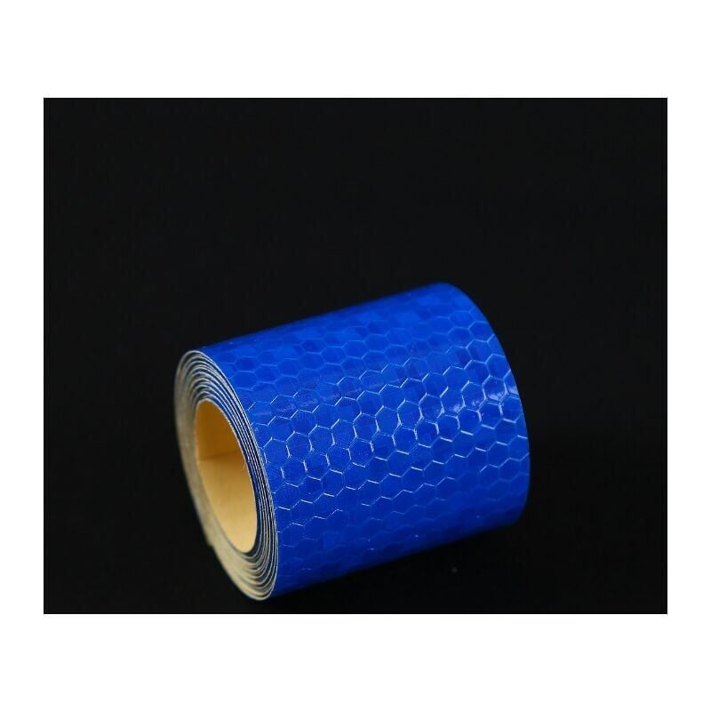 foto del prodotto snq nastro di avvertimento riflettente autoadesivo 3m safety visibilit notturna per auto camion blu