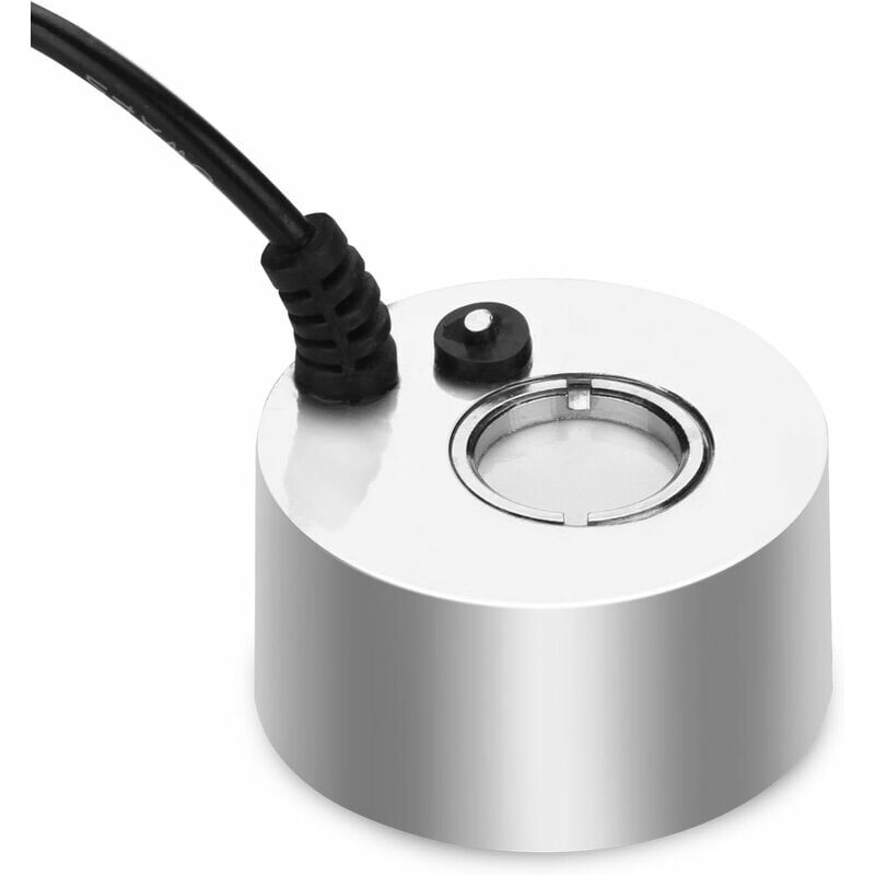 foto del prodotto snq nebulizzatore a ultrasuoni per metalli da 24 v, per laghetti, acquari, giardini, halloween, spina ue argento 