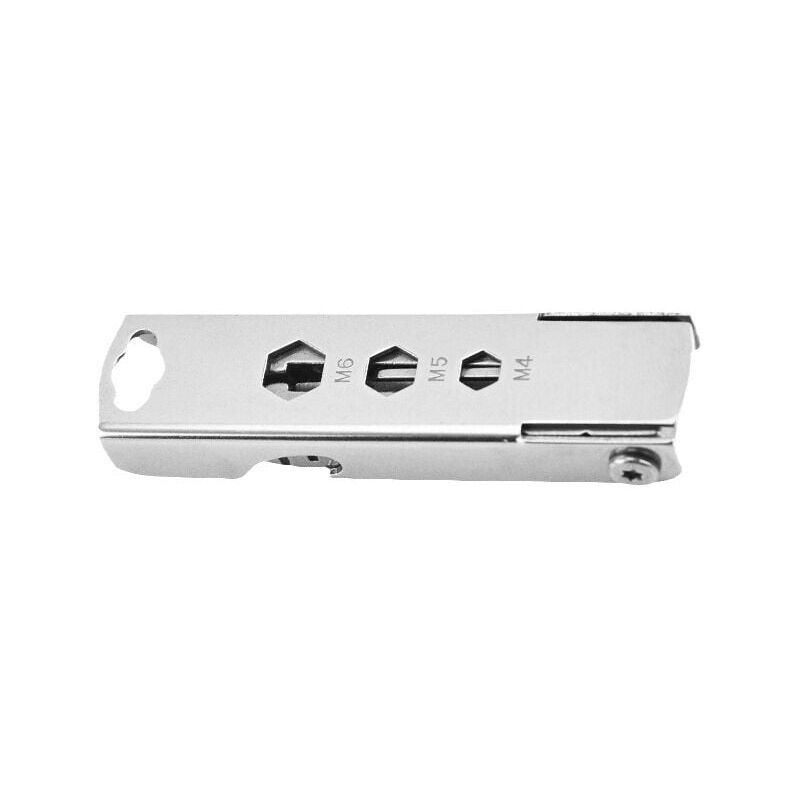 foto del prodotto snq outil multifonction porte cl s, tournevis multi outil 12 en 1, couteau, outil porte cl s en acier inoxydable