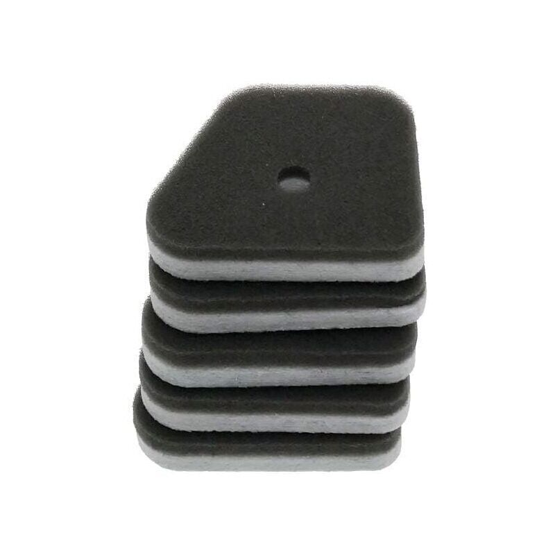foto del prodotto snq paquet de 5 filtres air pour tondeuses gazon stihl weed control, code de remplacement oem 4180 120 1800, pour stihl fs90 fs130 ht101 fs87