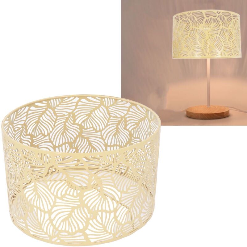 foto del prodotto snq paralume stile moderno semplice design scavato copertura della luce decorazione della casa per lampadine e14 e27 oro paralume