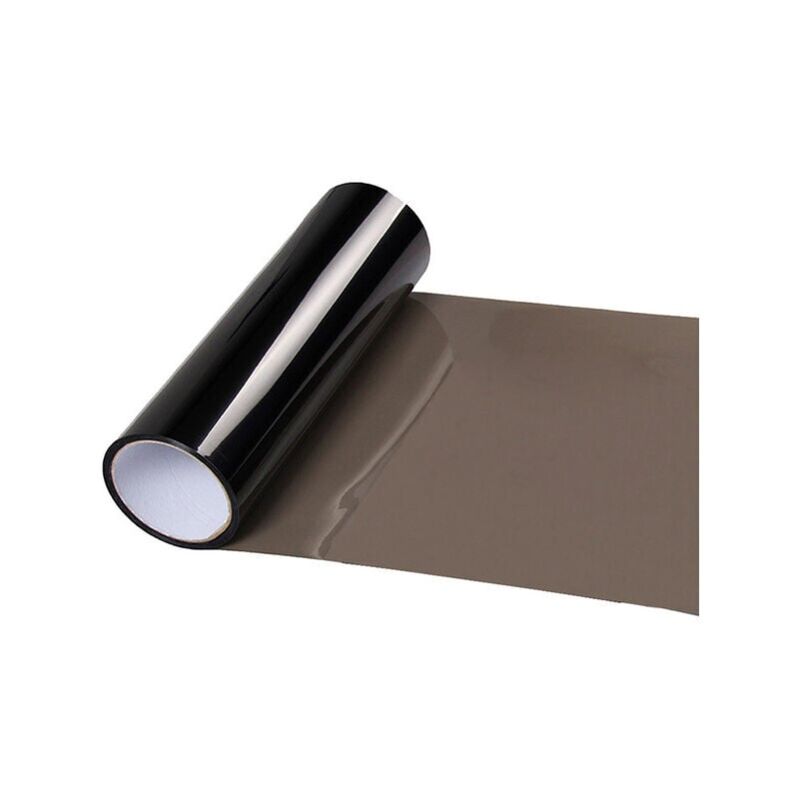 foto del prodotto snq pellicola per fari auto impermeabile pellicola per fari auto 200x30cm nero chiaro