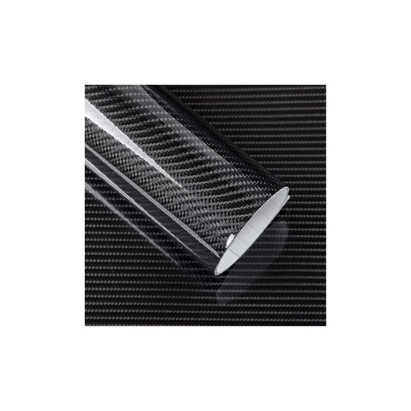 foto del prodotto snq pellicola vinilica autoadesiva in fibra di carbone 5d, chaque rouleau 152 cm x 30 cm per auto, computer, supporto per smartphone, moto,