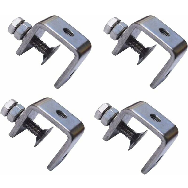 foto del prodotto snq pezzi 304 acciaio inossidabile a forma di u a forma di c morsetti morsa per lavorazione del legno morsetti a forma di c per impieghi gravosi