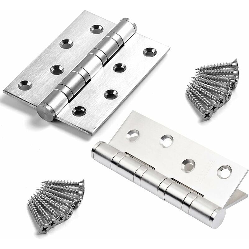 foto del prodotto snq pezzi cerniera per porta resistente, cerniera esterna in acciaio inossidabile, cerniere per porte in legno cerniere in acciaio inossidabile