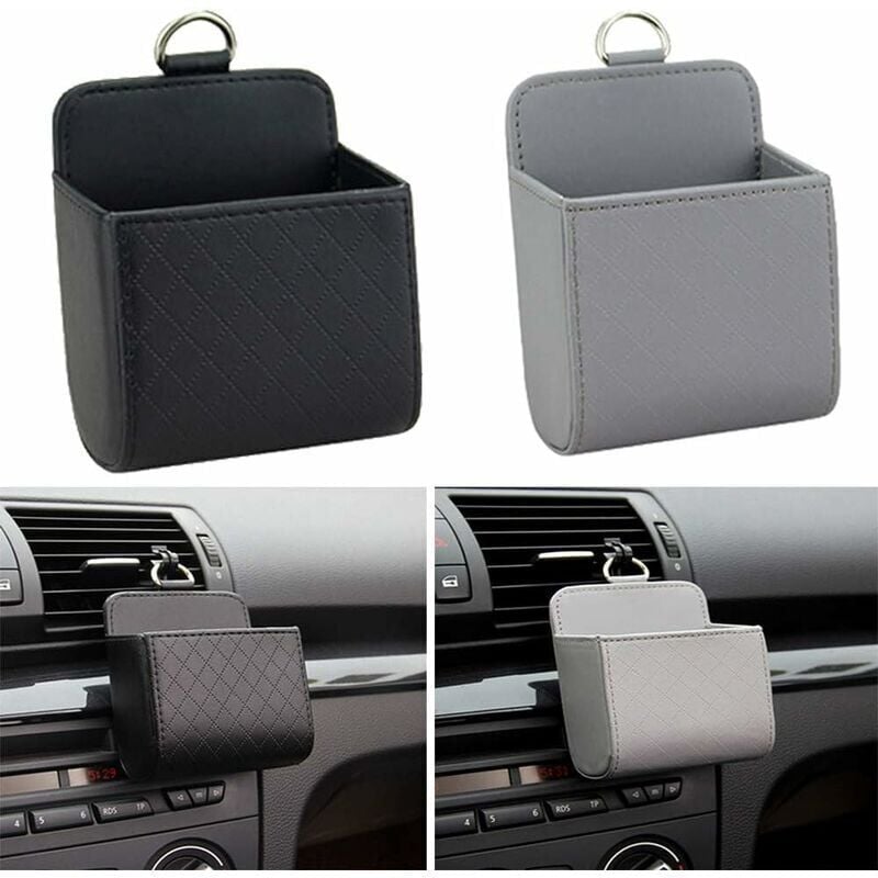 foto del prodotto snq pezzi scatola portaoggetti multifunzionale per auto organizer per auto per chiavi, carte di parcheggio, paghetta, banconote, portasigarette o