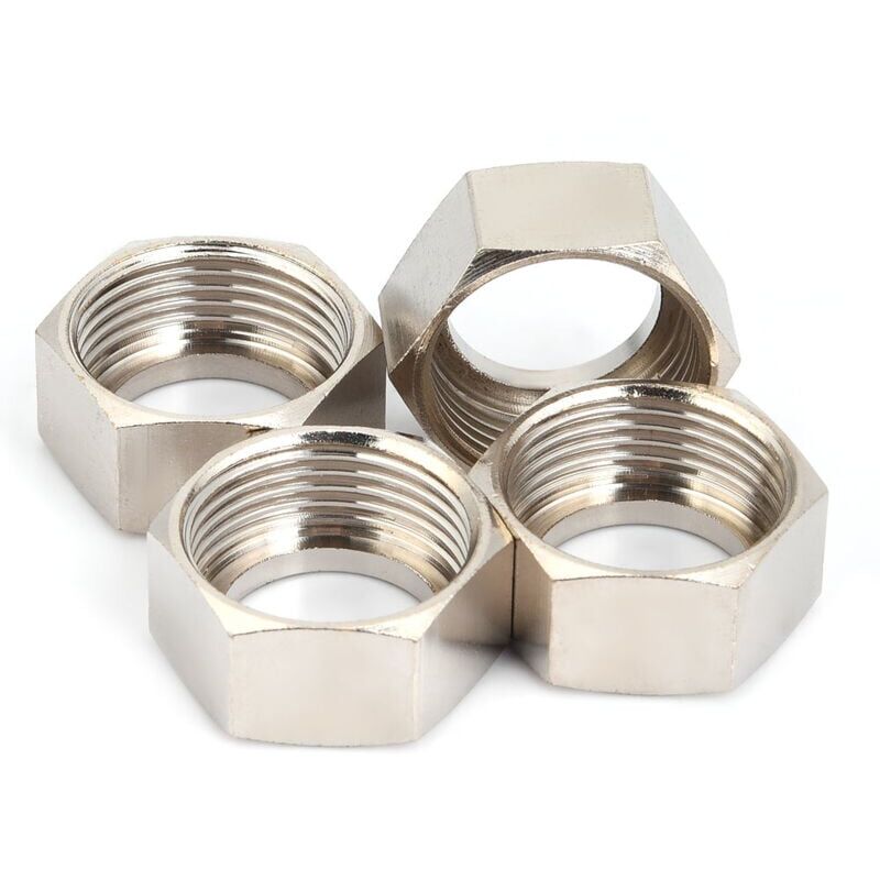 foto del prodotto snq pezzi soffietto da 3 4 pollici 3 4 dadi esagonali per tubo corrugato per scaldabagno 20 mm 4 pezzi placcati in risma 