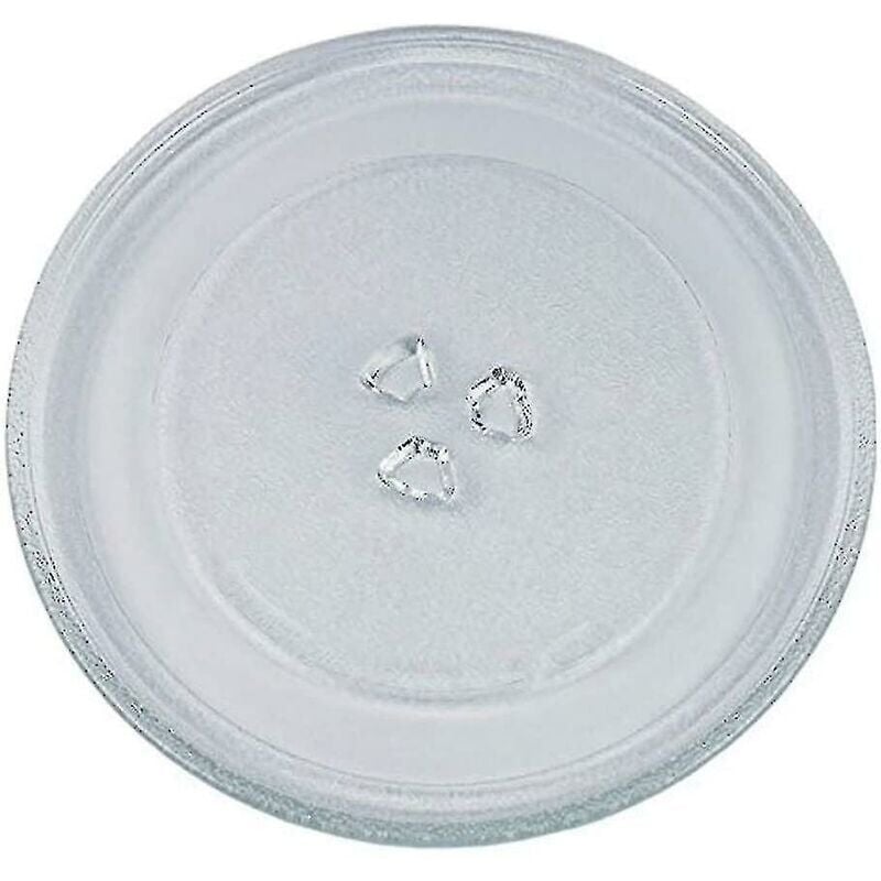 foto del prodotto snq piatto girevole universale per microonde in vetro con 3 supporti da 24,5 cm