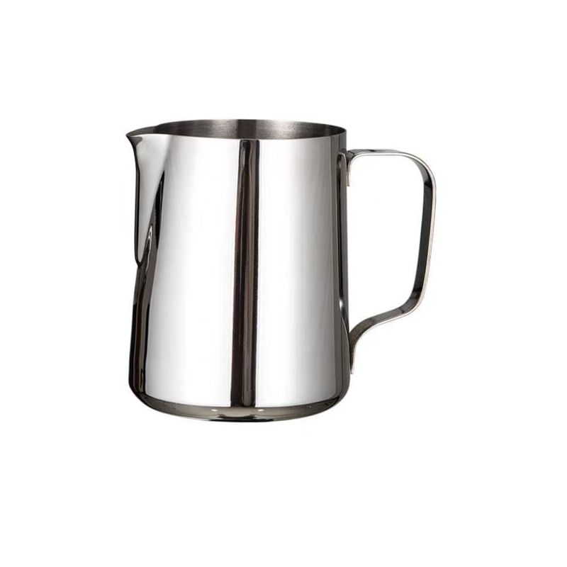 foto del prodotto snq pichet mousse de lait, pichet lait en acier inoxydable 304, pichet vapeur de 350 ml, pichet vapeur pour caf , cappuccino, barista,