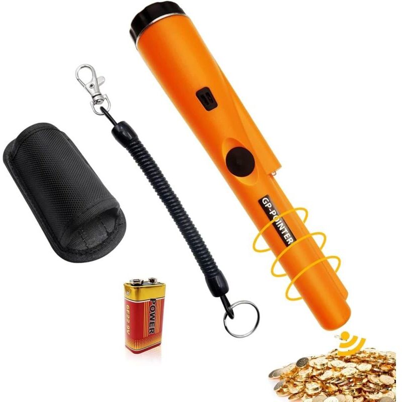 foto del prodotto snq pinpointer, metal detector pinpointer impermeabile ip66, metal detector con batterie, sonda pinpointer portatile, puntatore di ricerca a 360 ,