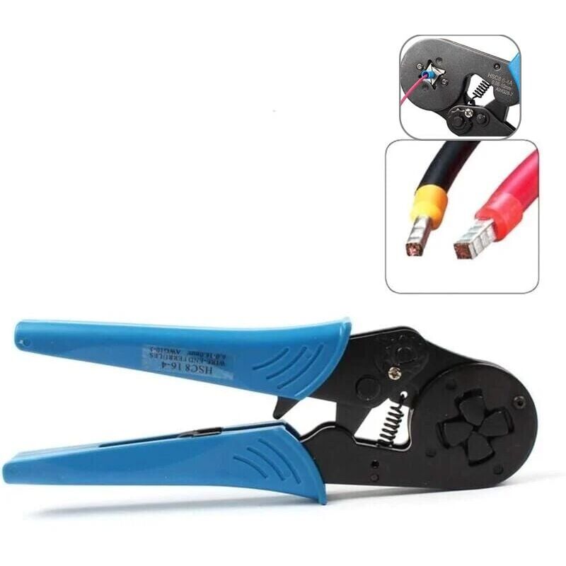 foto del prodotto snq pinza crimpatrice autoregolante, utensile crimpatore per estremit di cavi da 4 16 mm awg10 5 , per applicazioni di serraggio rapide e