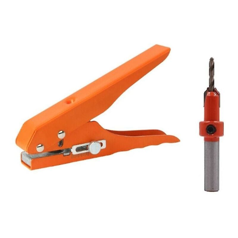 foto del prodotto snq pinze per punzonatura bordi pinze per mascheratura utensile per punzonatura 3x8mm punta per trapano svasatrice foro per vite ha