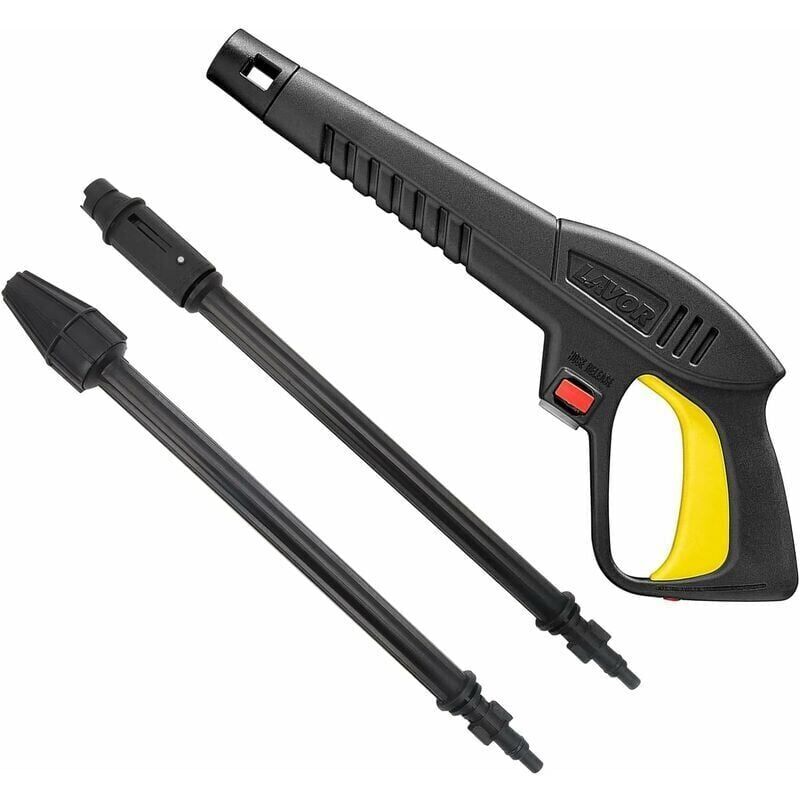 foto del prodotto snq pistola ad acqua ad alta pressione con lancia a getto variabile e lancia rotante, compatibile con idropulitrici lavor,