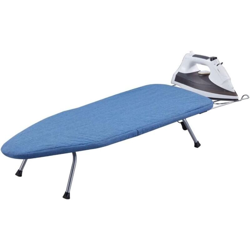 foto del prodotto snq planche repasser pliante de bureau, planche repasser r tractable domestique, pliable pour le rangement, robuste et durable, avec