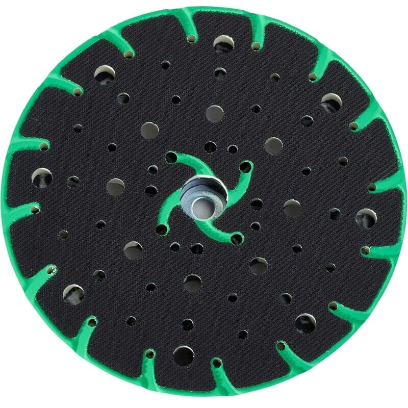 foto del prodotto snq platorello abrasivo da 150 mm con aspirazione della polvere filettatura di collegamento m8 ricambio per platorello abrasivo festool,