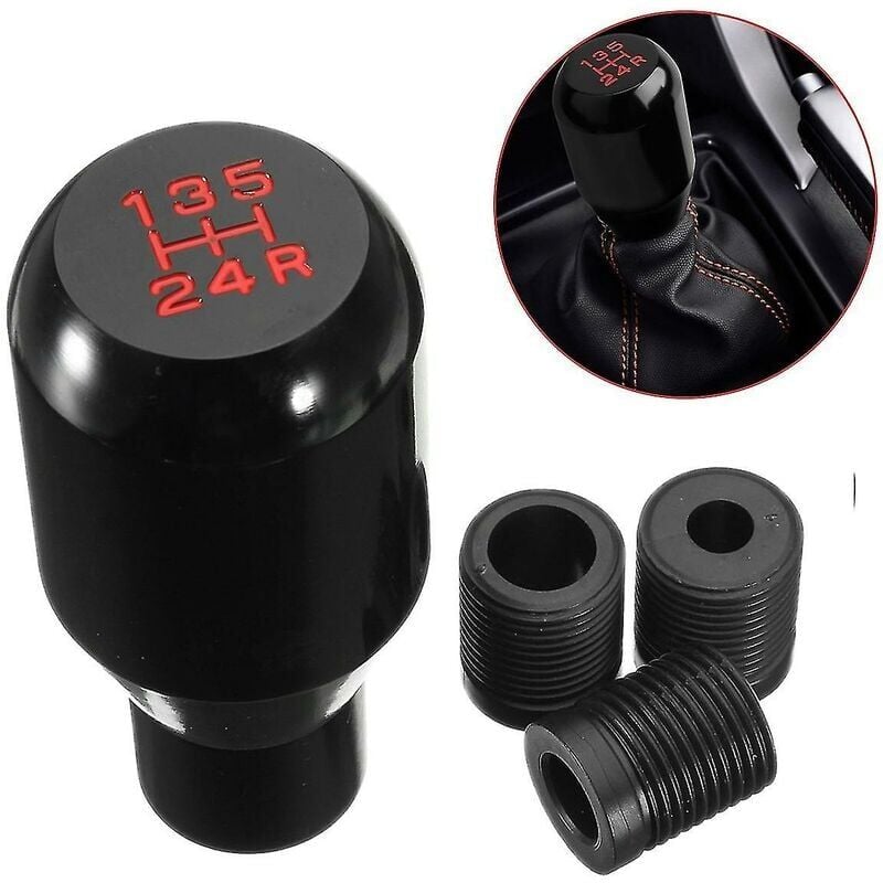 foto del prodotto snq pomello di leva della velocit manuale universale in alluminio per auto a 5 velocit 