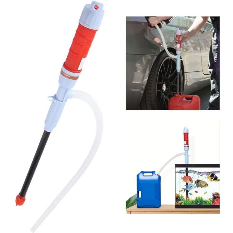 foto del prodotto snq pompa a sifone elettrica, pompa a batteria per trasferimento di liquidi, pompa a batteria, tubo flessibile per sifone, pompa a mano per