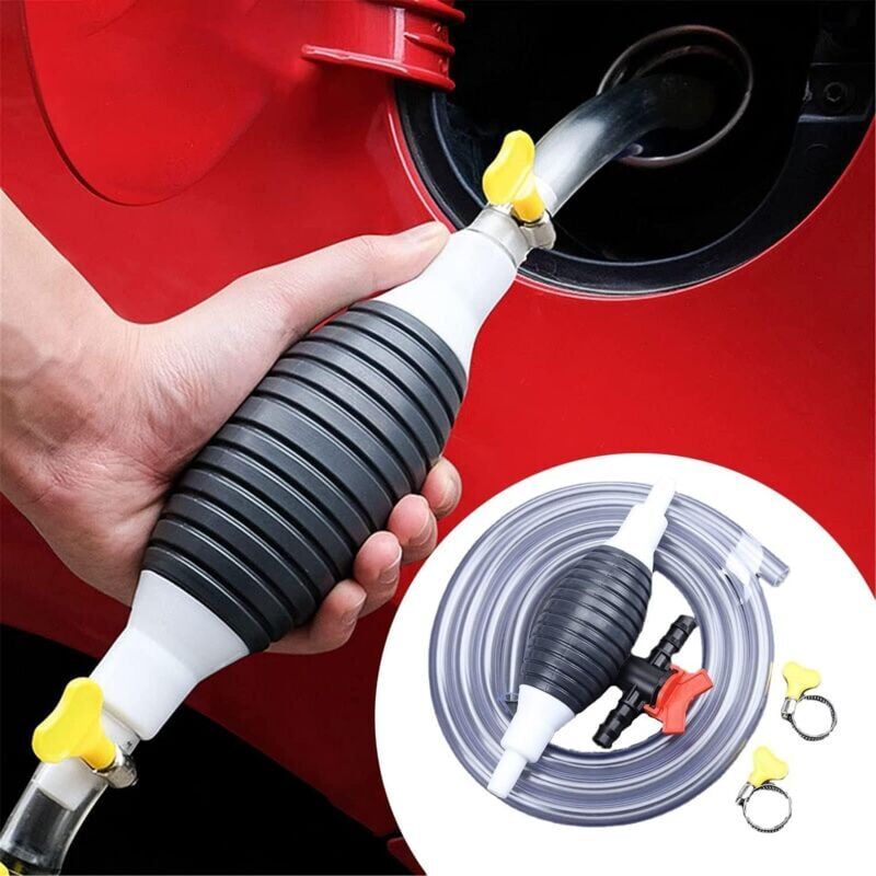 foto del prodotto snq pompa a sifone manuale pompa di trasferimento e trasferimento carburante di grandi dimensioni resistente agli agenti chimici