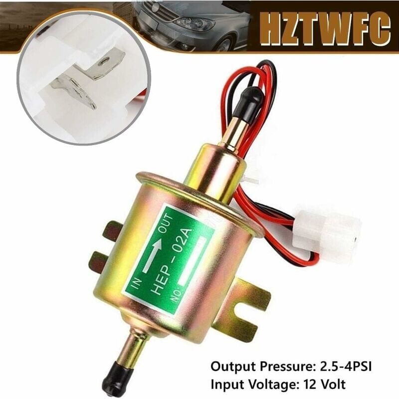 foto del prodotto snq pompa di carburante elettrica universale 12v diesel benzina hep 02a hep02a bassa pressione oem hep 02a pompa di carburante elettrica universale