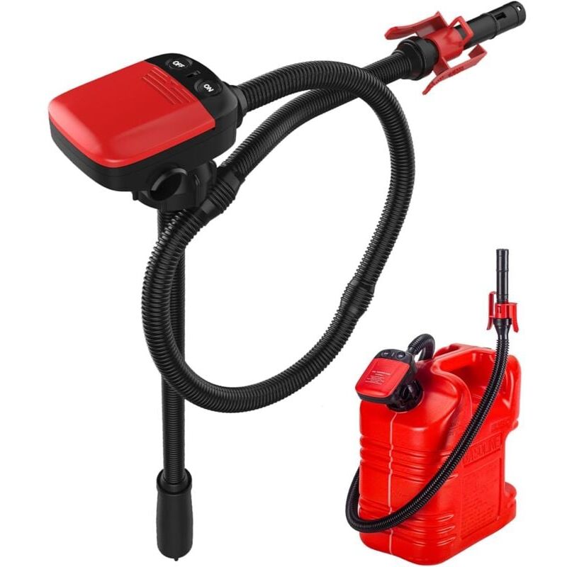 foto del prodotto snq pompe carburant lectrique avec stop automatique,pompe diesel, pompe de transfert de liquide avec adaptateur 3 tailles,pompe bidon avec