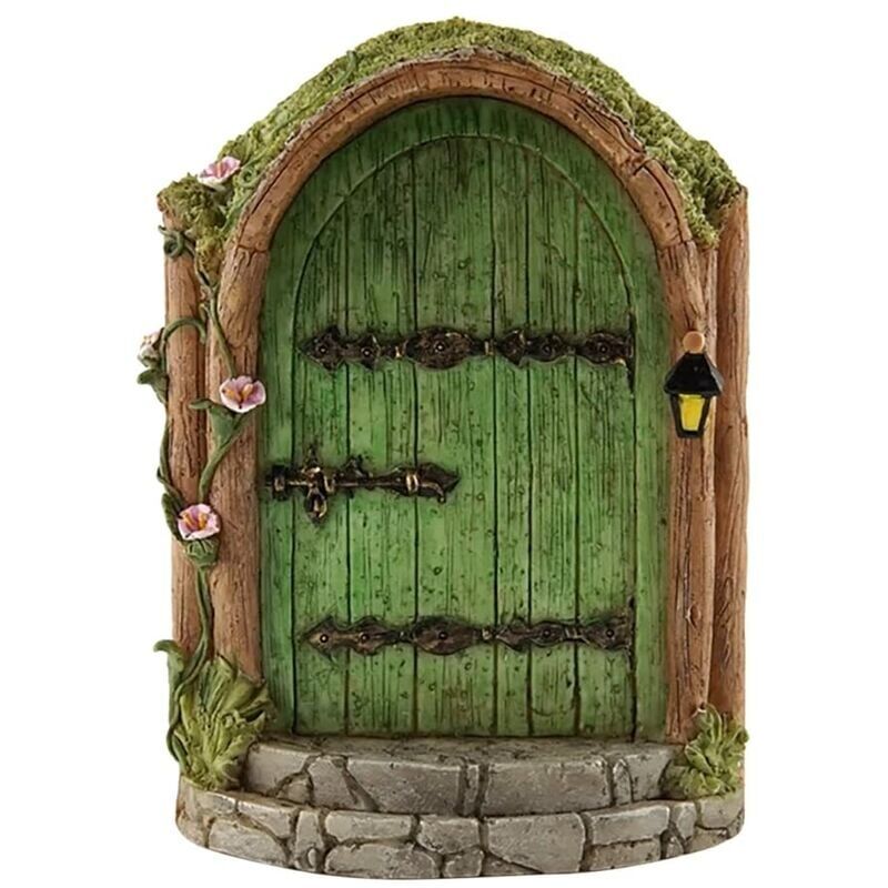 foto del prodotto snq porta e finestre delle fate per alberi giardino delle fate in miniatura decorazione per esterni accessori per sculture artistiche da giardino
