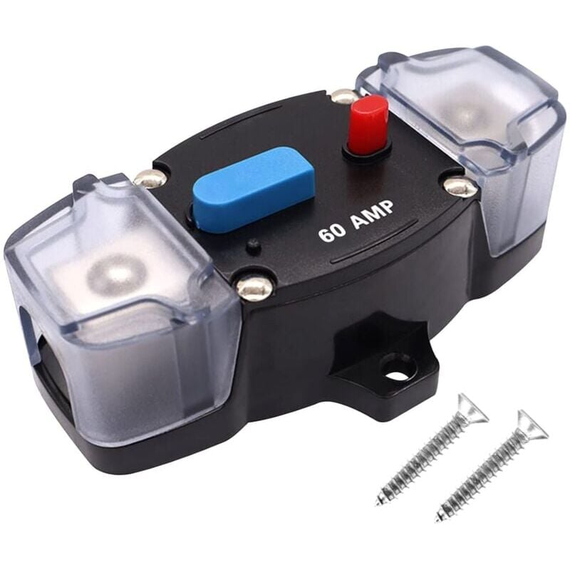 foto del prodotto snq portafusibile per auto da 12 v 48 v sistema di protezione fusibile audio per auto, camper, barca 60 a 