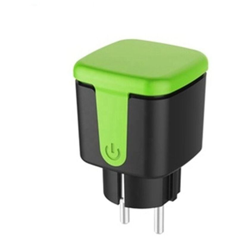 foto del prodotto snq presa intelligente per esterni, presa intelligente con telecomando wifi da 16 a con funzione di monitoraggio dell alimentazione, per spina tuya