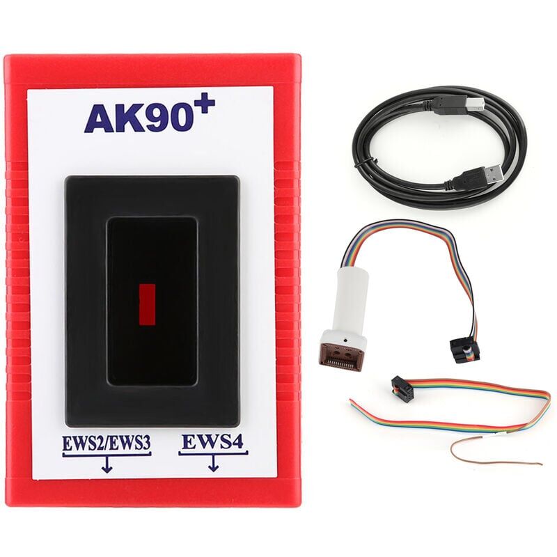 foto del prodotto snq programmatore di chiavi akozon, programmatore di chiavi auto ak90 strumento diagnostico di lettura rapida abs v3.19 per ews ak90 key prog