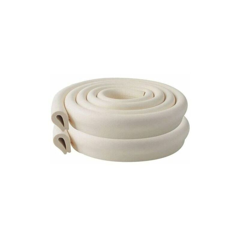 foto del prodotto snq protezione per angoli e bordi di sicurezza per bambini, 2m 2 set rotolo di protezione in schiuma di sicurezza schiuma antiurto per bambini su