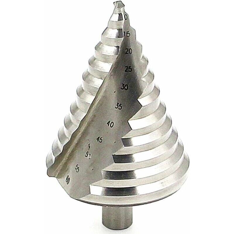 foto del prodotto snq punta da trapano a gradini hss da 6 60 mm di diametro punta da trapano conica a spirale grande per metallo, legno e plastica