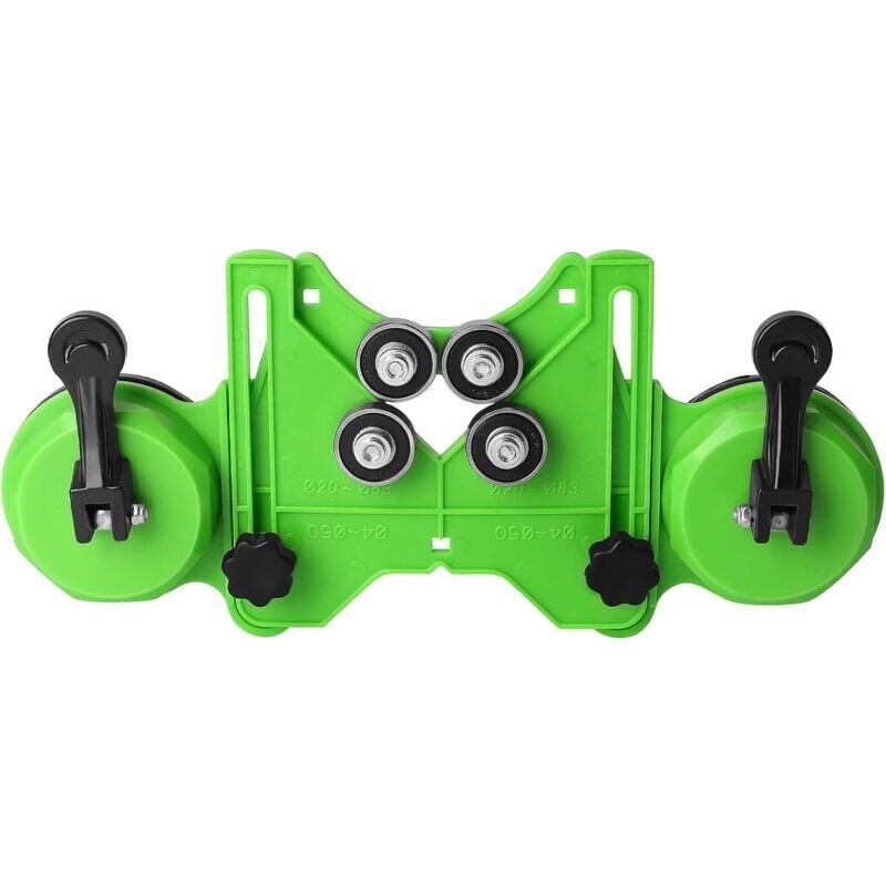 foto del prodotto snq punta da trapano diamantata, localizzatore di fori per piastrelle, regolabile da 4 mm a 83 mm, guida di centraggio per trapano, supporto per