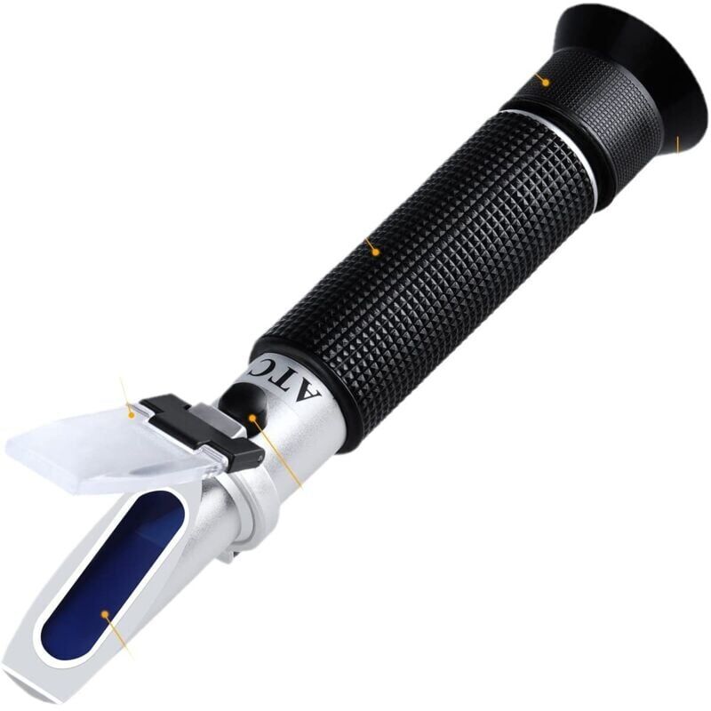foto del prodotto snq r fractom tre d alcool dehaute pr cision 0 80 v v, outil de mesure de la teneur en alcool portable , compteur d alcool r fractom tre portable