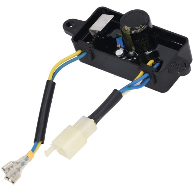 foto del prodotto snq regolatore di tensione automatico avr da 2,5 kw, regolatore di tensione del generatore monofase a 6 fili, regolatore del motore a benzina per