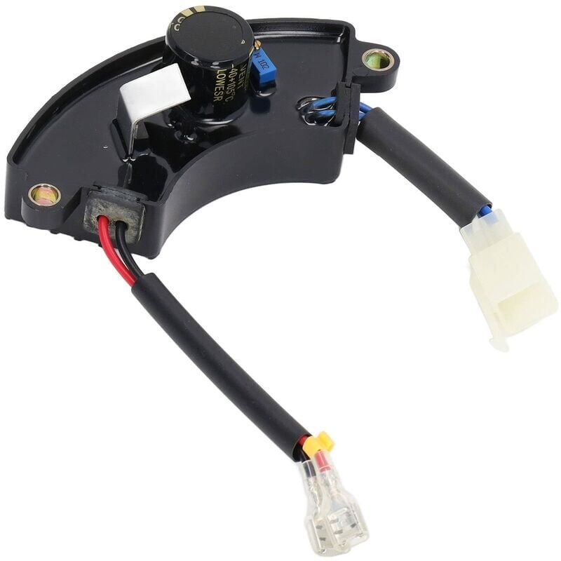 foto del prodotto snq regolatore di tensione automatico jeffergarden avr, raddrizzatore monofase stile mezzaluna sostitutivo per generatore a benzina da 2 kw, 3 kw,