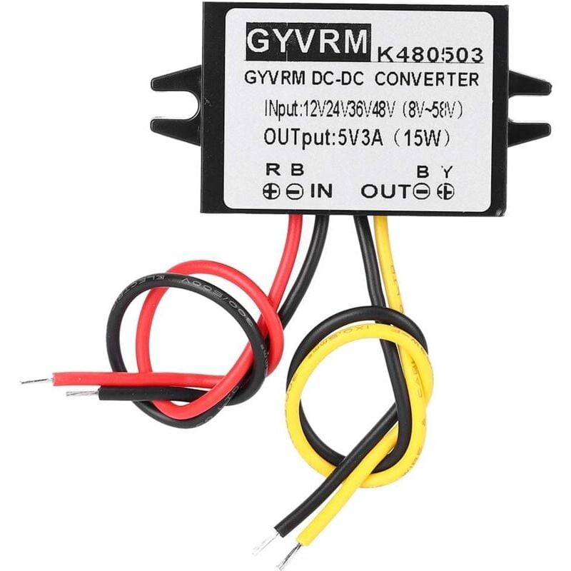 foto del prodotto snq regolatore di tensione dc dc 12v 24v 36v 48v a 5v 3a alimentatore convertitore step down