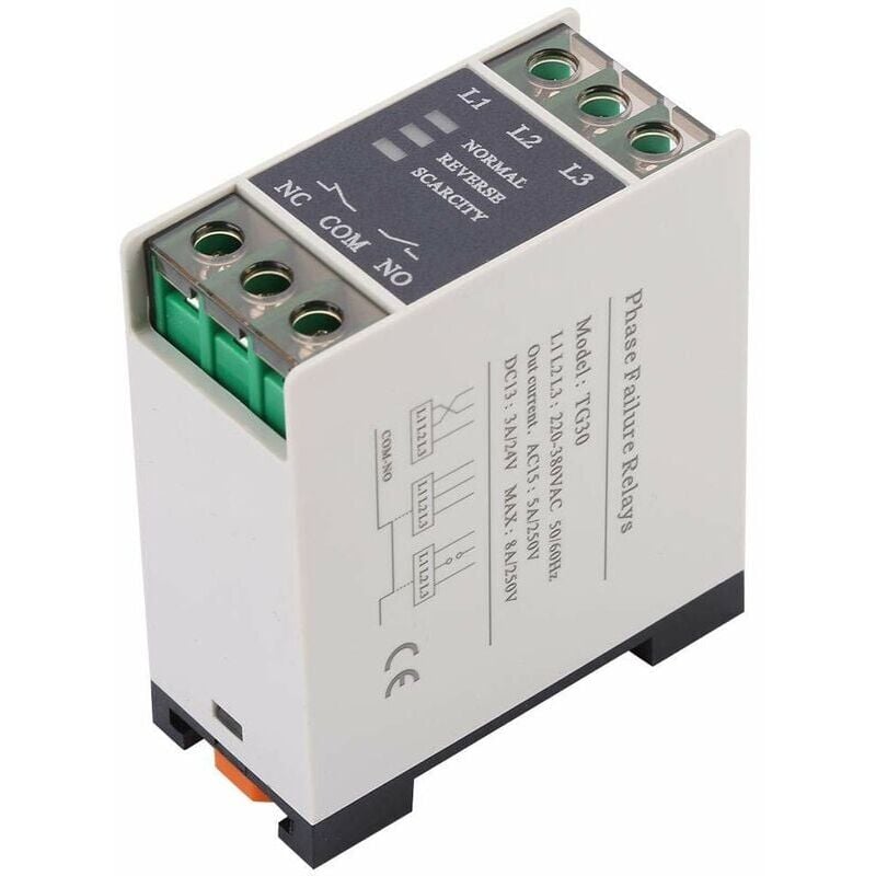 foto del prodotto snq rel di sequenza di fase jeffergarden tg30 rel di monitoraggio della tensione trifase 220 380 v ca rel di monitoraggio della sequenza di fase