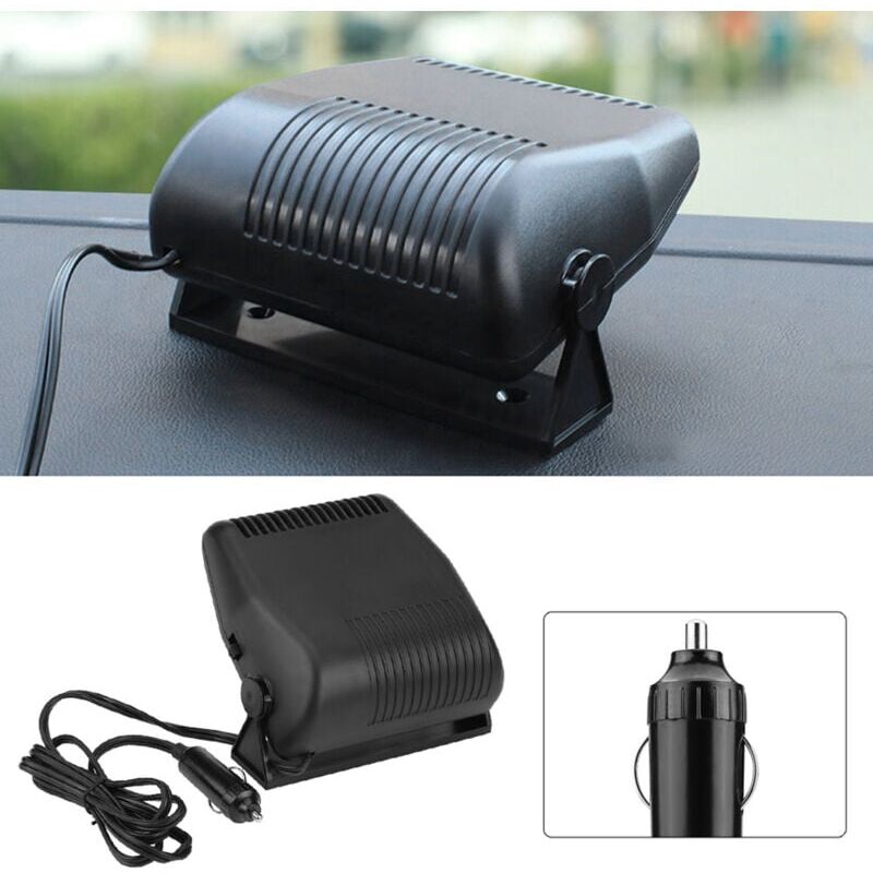 foto del prodotto snq ricariche autisti in auto portatile 12v, antiappannamento, raffreddamento a ventola 2 in 1