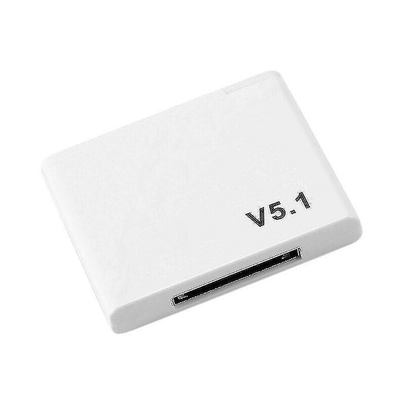 foto del prodotto snq ricevitore audio bluetooth 5.1 a 30 pin, adattatore musicale wireless a2dp, bianco