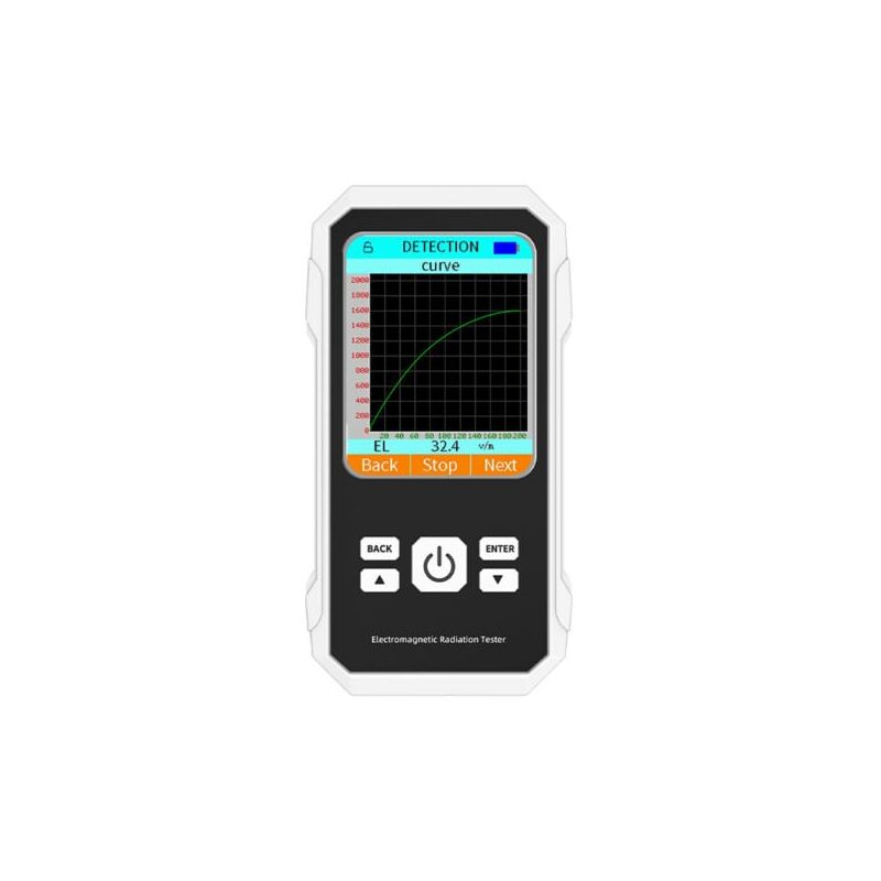 foto del prodotto snq rilevatore di radiazioni elettromagnetiche digitale, rilevatore di campo lcd portatile per casa, stanza, ufficio, esterno