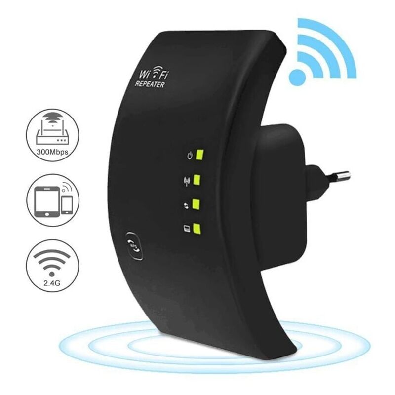 foto del prodotto snq ripetitore wifi, potente amplificatore wifi, extender wifi n300, amplificatore di segnale wifi, 1 porta ethernet, copre fino a 200 , facile da