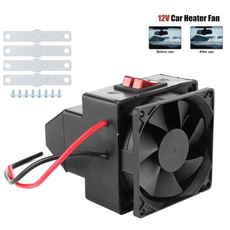 foto del prodotto snq riscaldatore elettrico ptc da 12 v e 260 w, riscaldatore d aria in ceramica ptc, sbrinatore automatico, ventola per aria calda, sbrinatore,
