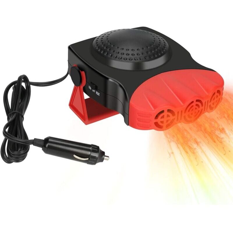 foto del prodotto snq riscaldatore per auto, 150 w 12 v, presa accendisigari, ventilatore riscaldante portatile 2 in 1, riscaldamento raffreddamento, riscaldatore,