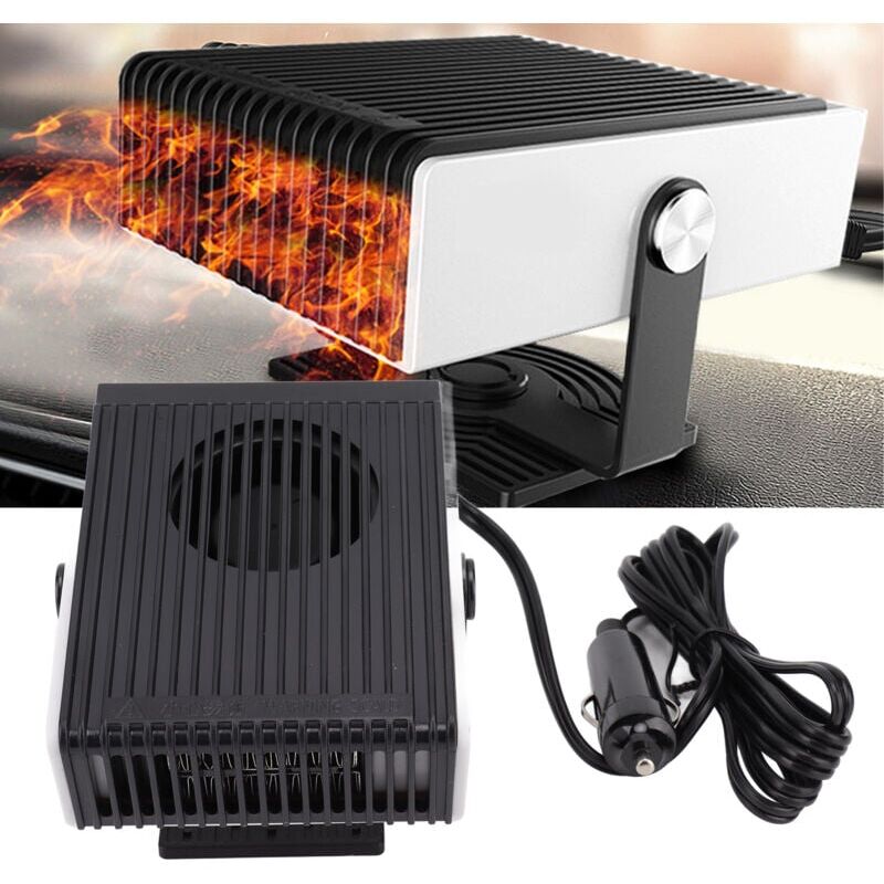 foto del prodotto snq riscaldatore portatile 2 in 1, ventilatore e riscaldatore, riscaldamento e sbrinamento rapidi, sbrinatore per parabrezza per auto 12v
