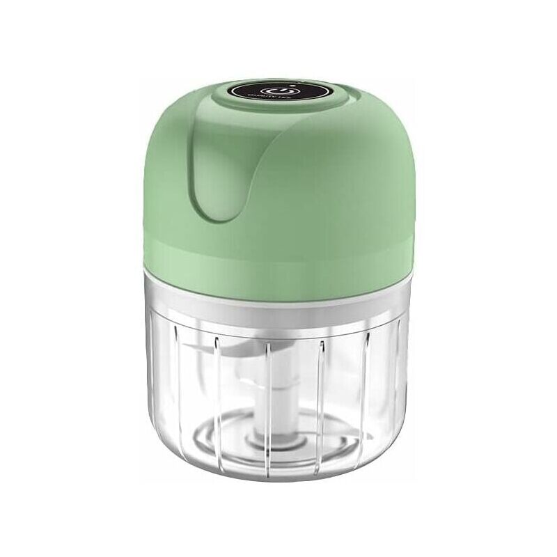 foto del prodotto snq robot de cuisine lectrique mini hachoir ail sans fil 250 ml rechargeable par usb amovible pour nourriture de b b , piment,