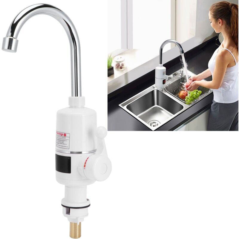 foto del prodotto snq rubinetto da cucina per riscaldamento istantaneo dell acqua rubinetto elettrico per acqua calda a doppio uso 