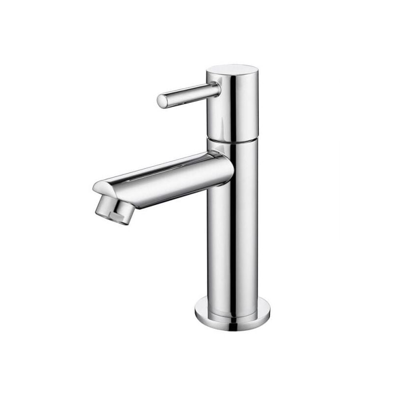 foto del prodotto snq rubinetto per acqua fredda rubinetto per lavandino per lavaggio a mano rubinetto per bagno corpo in ottone cromato aeratore rimovibile alta