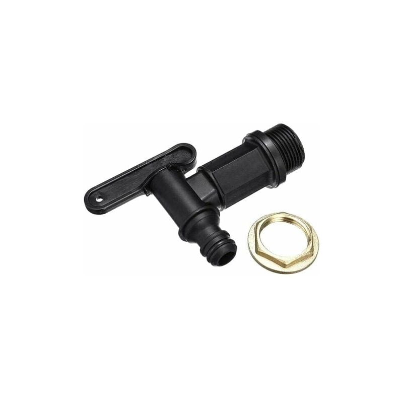 foto del prodotto snq rubinetto per serbatoio in plastica da 1000 litri, adattatore per scatola di stoccaggio dell acqua ibc, adattatore per rubinetto per tubo da