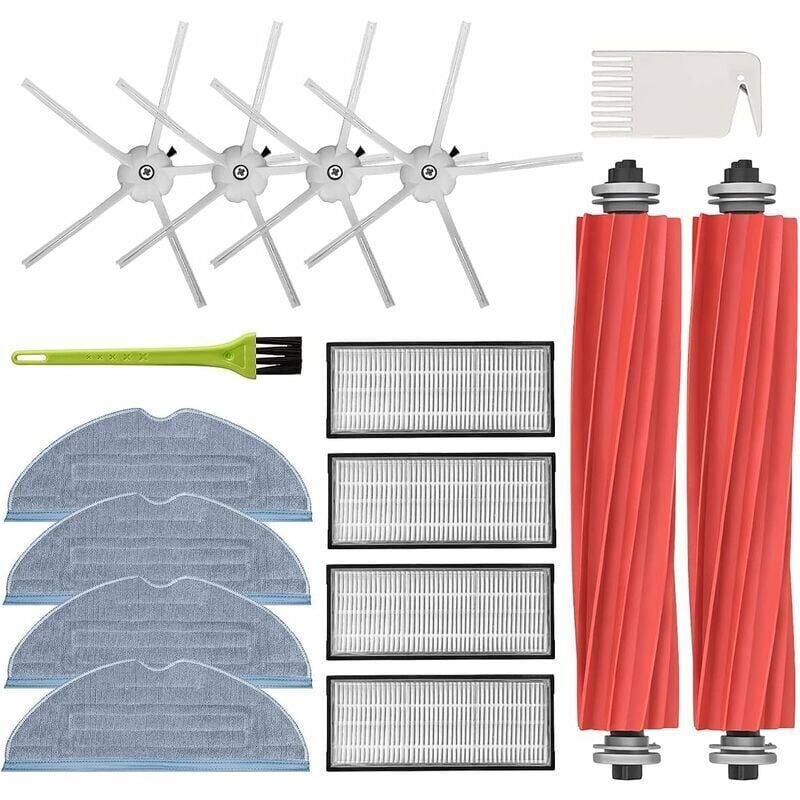 foto del prodotto snq rukhool 6 pezzi mop per roborock s7 s7 plus s7 max pezzi di ricambio accessori per roborock s7 t7s t7s plus kit robot aspiratore 3 thsinde 