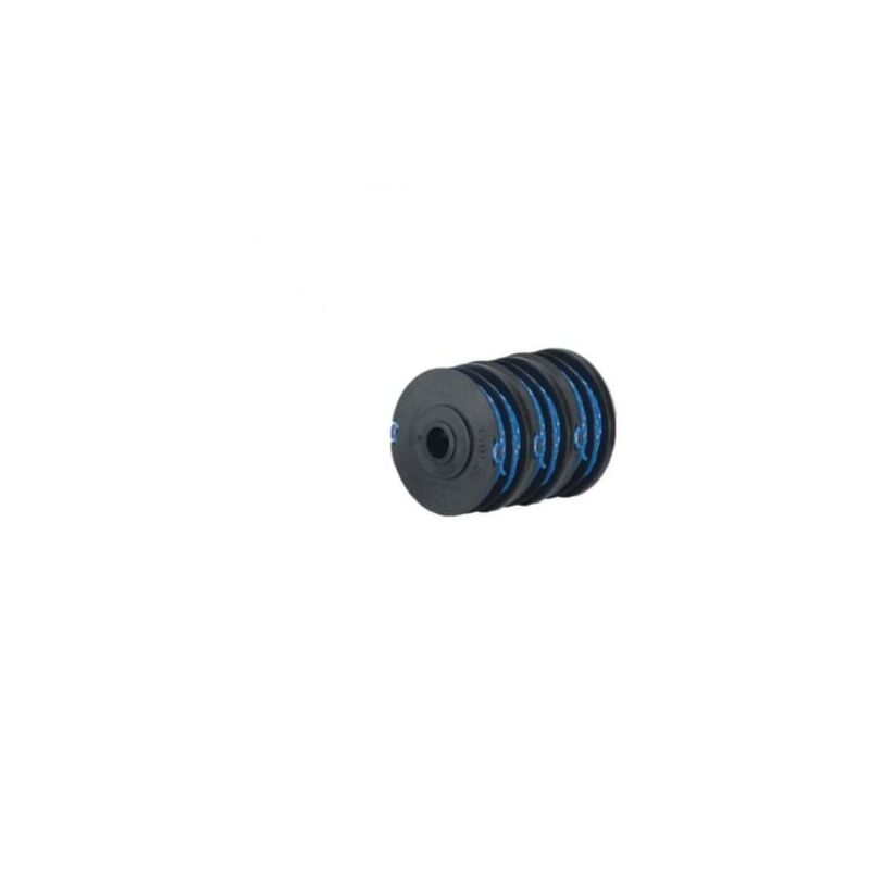 foto del prodotto snq ryobi set di 3 bobine a doppio filo diametro 1,65 mm per decespugliatori elettrici rac123