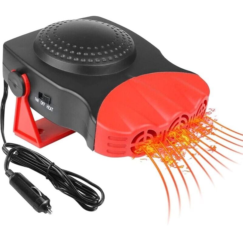 foto del prodotto snq sbrinatore per parabrezza auto 12v 150w, riscaldatore portatile per auto, termoventilatore per parabrezza auto